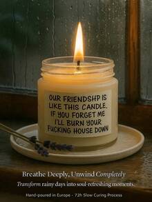 1 件 100 克金罐香薰蜡烛 | - 大豆蜡家居装饰、女性秋季蜡烛礼物、生日装饰和婚礼礼物。 - 米色 - 查看 7