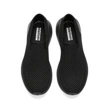 Skechers 男式 GO WALK 6 一脚蹬休闲步行鞋，894186 - 全黑色 - 查看 4