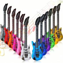 12/10/9/8/7/6/5/4/3/2/1 pièce Guitare gonflable, accessoire de guitare rock, décoration de fête rock, guitare gonflable pour adulte, accessoire de guitare pour fête de piscine, accessoire de photomaton pour mariage, décoration de fête d'anniversaire, décoration de maison, fournitures de fête, cadeau de guitare, cadeau d'anniversaire, décoration de festival, rock vintage