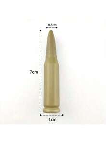 2025年新款Copyplay海盗道具塑料子弹，逼真的海盗子弹，适合射击游戏、派对装饰、趣味礼物、节日礼物 - 彩色 - 查看 13