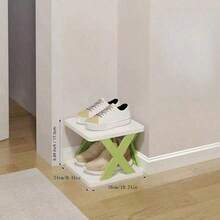 9-poziomowy plastikowy stojak na buty z wąskim wejściem, oszczędzający miejsce, wolnostojący organizer na buty do szafy i przedpokoju - Wielokolorowe - Zobacz 2