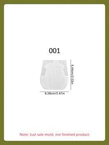 1 PIEZA Molde de silicona de calabaza y fantasma DIY, molde creativo para velas de aromaterapia de Halloween, decoración y ornamento del hogar, molde de artesanía para manualidades, molde de fundición de resina epoxi - Blanco - Ver 14