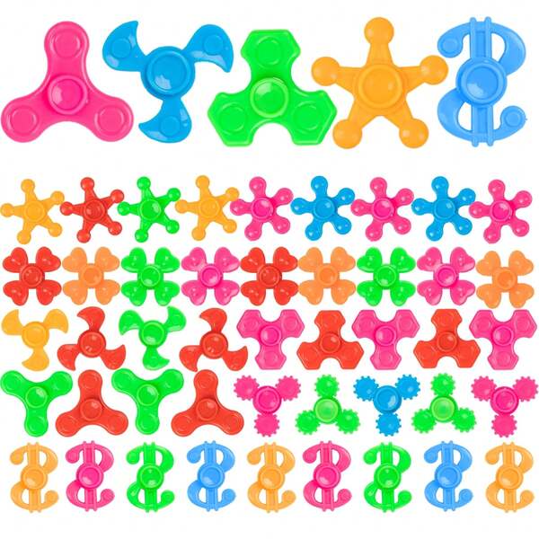 50PcsMini Fidget Spinners Bulk,  For  Adults ,Return Gifts For  Birthday Party Favors,Goodie Bags Stuffers,Classroom Prizes