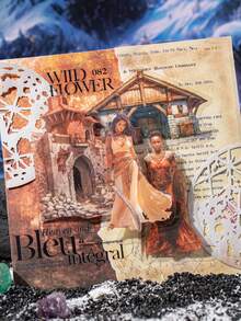 15 张 PET 高品质复古宠物日记装饰贴纸，奇幻职业系列，适用于礼物、办公室、家居、标记、标签、教室、娱乐玩具、学生日记创意复古备忘录装饰贴纸，适用于学校用品，返校 - 彩色 - 查看 9