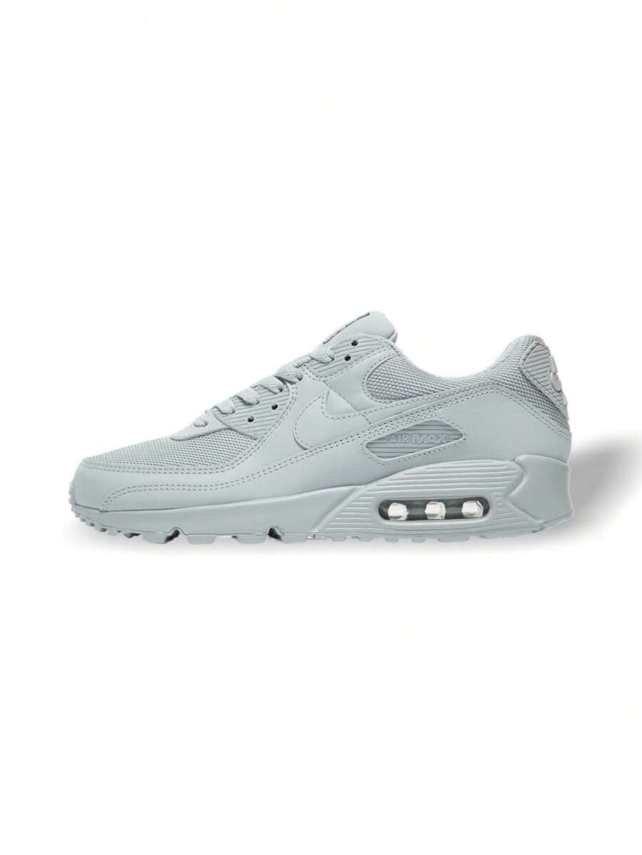 Nike Air Max 90 男鞋 标志性华夫格鞋底 Max Air 气垫 经典设计 CN8490-001 - 狼灰 - 查看 1