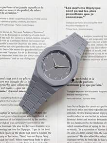 TOMI 经典商务男士手表套装，塑料表带哑光油石英表，时尚男士手表套装适合日常生活、节日礼物、父亲节礼物 - 灰色 - 查看 6