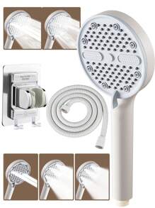 Shower Head With Hose, High Pressure 5 Mode Shower Head Replacement, Shower Head For RV/Campers, Travel Trailer, Motorhome For Water Saving, Shower Head Holder And Hose