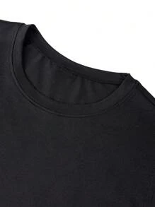 Chaleco sin mangas casual de verano para hombres con eslogan e impresión de calavera