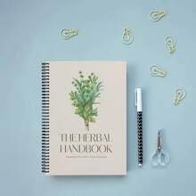 Mindfulness And Herbal Planning | Includes 20 Unique Recipes With Health Benefits – From Soothing Chamomile To Invigorating Mint And Ginger | Spiral-Bound, English Text, Health Journaling|Educational Notebook|Quality Paper Material, School Supplies, Back To School