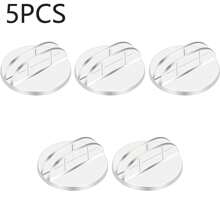 5/10/20/50/100 Stücke klare Tischkartenstände, Miniatursockel Spielbrett Kartenständer Papierkartenklammern für Hochzeitspartys Nummern Anzeigeständer