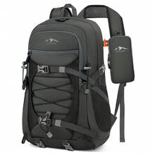 NEWHEY Hiking Backpack Men Women 40L Backpack Waterproof Large Travel Backpack Easily Foldable Trekking Backpack With Detachable Phone Pocket For Mountaineering Hiking Climbing Cycling Camping Travel - Multicolor - View 15