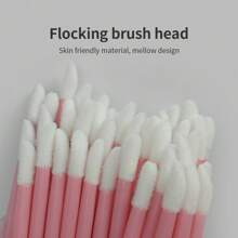 300/150pcs Disposable Makeup Brush Set - Eyelash Brush, Lip Brush, Eyelash Microswabs, Travel-Friendly Beauty Tools, Professional Cosmetic Kit, Eyelash Extension Tools Kit, For Women Face & Eyes, For Making Up Supply, For Mascara, Eye Shadow, Lipstick, Black, Pink