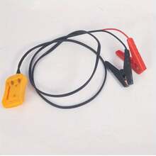 DeWalt Battery-Compatible Cable Clamp & 12AWG Portable Car Booster Cable For Tool Starting Batteries - No Battery Included - Black - View 2