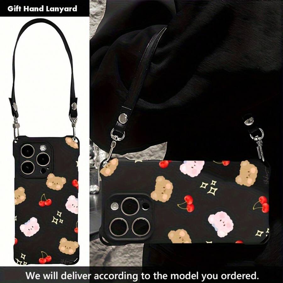 Funda para teléfono 15pro 2025 Casver 15pro 2025 1PC Aplicable a 16 Estuche para teléfono móvil con cordón Nuevo 16promax Funda protectora de cuatro esquinas 15pro 2025 Mujer 12/13pm Silicona suave Avanzada 14plus Todo incluido Anticaída Funda protectora para teléfono móvil - Blanco - Ver 1