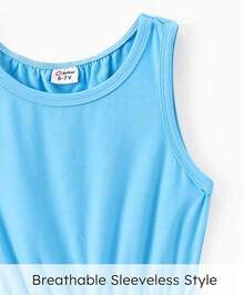 PATPAT Girls Jumpsuit 3 Pieces Floral Rompers Girl Elastic Waist Sleeveless One Piece Knit Jumpsuits