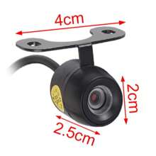 1 szt. Uniwersalna kamera samochodowa z tyłu samochodu, wisząca, wodoodporna, o wysokiej rozdzielczości, wodoodporna, szerokokątna, tylna kamera