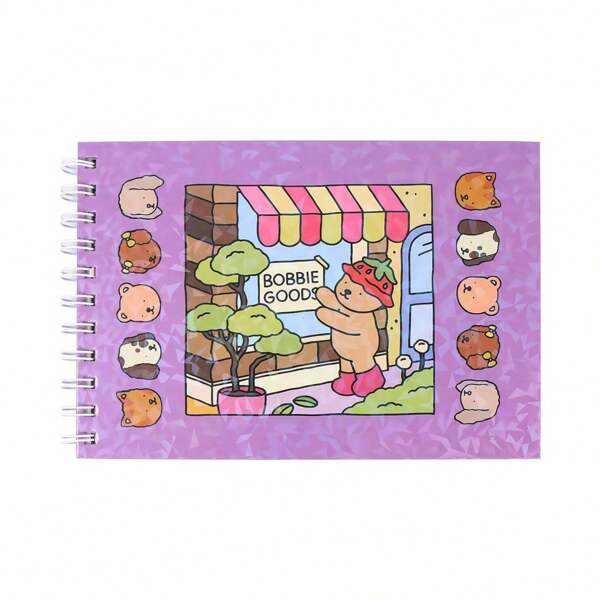 1 peça de livro de colorir, caderno de desenho, livro de colorir para a temporada de volta às aulas, material escolar, volta às aulas