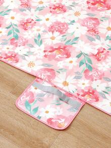 1 件装防溅垫，适用于地板、高脚椅下、防水、可机洗婴儿喂食桌布、便携式野餐垫