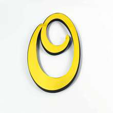 OUTANA 20厘米3D亚克力镜面墙贴，金/银/黑书法字母墙贴。自粘可移除设计，轻松在装饰墙上拼出“生日快乐”。适用于装饰客厅、卧室、厨房、办公室、健身房等场所。 - 金色 - 查看 12