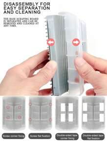 1 pièce grattoir à chat, colonne grattoir à chat, en silicone, planche murale pour cage à chat, résistante à l'usure, résistante aux griffures, sans perte de poils, sans démangeaison, colonne en silicone résistante aux griffures