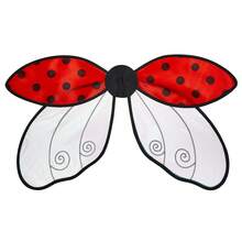 2PCS Cute Bee Wings And Headband Set For Cosplay Costume Party - Red - View 4