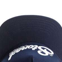A Men's Embroidered Baseball Cap In Dark Blue Letters Not Stupid Cap Gorilla Bones - Navy Blue - View 4