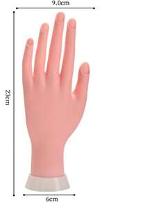 2/1 件美甲工具假手美甲练习手，灵活的软塑料手模型，用于美甲培训、沙龙练习和 DIY 设计，关节活动手指用于凝胶抛光、丙烯酸和浸粉应用，非常适合初学者、学生、专业人士，非常适合圣诞节礼物和情人节美甲套装 - 彩色 - 查看 14