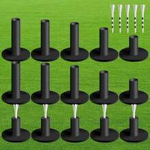 FINGER TEN Golf Rubber Tees Driving Range 3 Inch 1.5'' 2.25'' 2.75'' 3.13'' Tee Holder For Mat 1.5'' 2'' With Plastic Tees Indoor Outdoor Use - Multicolor - View 9