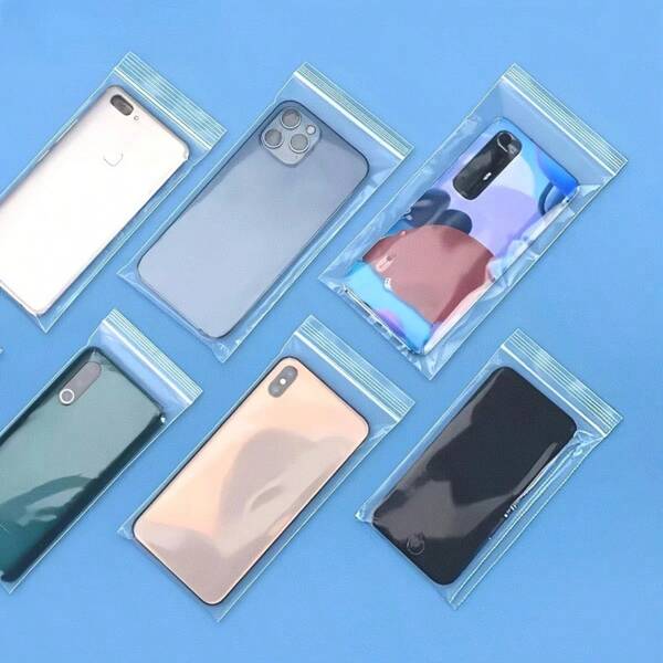 20/40pcs/Pack Transparent Protective Phone Bags, Waterproof Dustproof Resealable Sleeves, Compatible With Touch Screen For All Phones, Beach Essentials, Beach Accessories, Pool Float