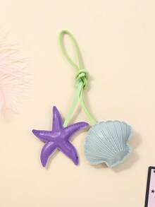 全新彩色海星皮革包饰 海星贝壳包配件钥匙扣吊坠 沙滩包夏季配饰 度假 - 彩色 - 查看 19