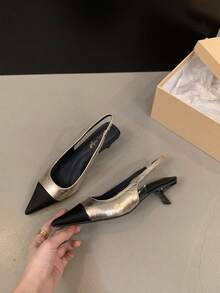 Women Heeled Sandals - 金色 - 查看 8