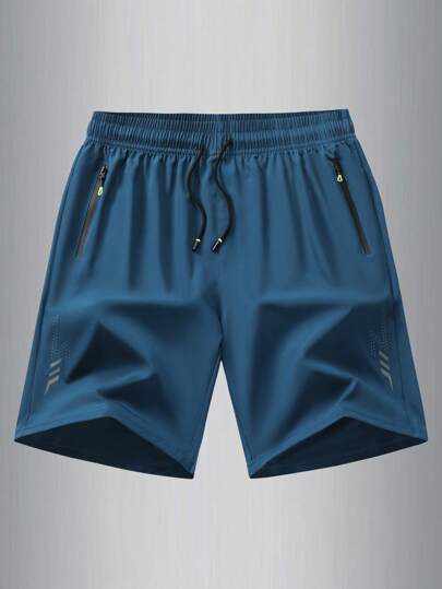 Pojkvänsmodell Polyester Mesh Sommarsportshorts För Herr, Utomhuslöpningsfitnessshorts