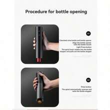 Electric Wine Opener, Automatic Red Wine Bottle Opener, Rechargeable Type-C Cordless Wine Accessory, Gift For Family & Friends