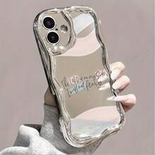 Funda para teléfono (1 unidad): Un teléfono con ondas electrochapadas y una cadena de perlas. Una funda protectora completa, resistente a golpes y caídas. Elegante accesorio compatible con las series 11, 12, 13, 14, 15, 16 Pro y Pro Plus. - Colores mixtos 1 - Ver 7