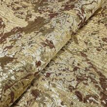 2025 High Quality African Nigerian Gilding Lace Fabric Embroidery Organza French Jacquard Brocade Lace Fabric Material For Wedding Dress Sewing