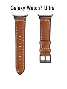 Huastonband 適用於 Galaxy Watch7 40mm 44mm、Watch5 40mm 44mm、Watch6 40mm 44mm、Watch4 Classic 46mm 40mm 44mm、Watch7 Ultra 47mm、Watch Active 2，20mm 快拆式安裝錶帶 - 棕色 - 查看 6