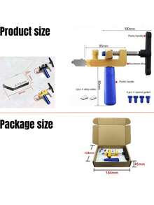 2 In 1 High Strength Portable Ceramic Tile Glass Cutter Opener, Ntegrated Handheld Boundary Home Glass Cutter Tile Glass Tile Cuttter With 3 Tungsten Steel Blade, 2-In-1 Manual Tile Cutter Tool With Breaking Pliers, Glass Cutter Hand Tool For 3-15mm Ceramic Tiles, Glass, Mirror, Home DIY Tool Kit - Multicolor - View 3