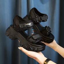 Women Chunky Shoes - 紅色 - 查看 7