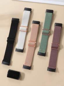 [3 Gói] Dây đeo thay thế bằng nylon siêu co giãn cao cấp – Dây đeo thể thao đàn hồi mềm mại, thoáng khí và có thể điều chỉnh – Dây đeo cổ tay thời trang và thoải mái tương thích với Fitbit Charge 6 / Fitbit Charge 5 – Hoàn hảo cho cả nam và nữ (Thiết kế nhẹ và bền) - Fitbit Charge 5/6 - Xem 3