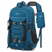 NEWHEY Hiking Backpack Men Women 40L Backpack Waterproof Large Travel Backpack Easily Foldable Trekking Backpack With Detachable Phone Pocket For Mountaineering Hiking Climbing Cycling Camping Travel - Multicolor - View 13