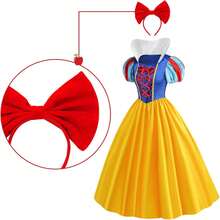 Princess Costume For Women,Adults Princess Dress With Headband, Halloween Costume Dress Up Outfit - X-Large - View 3