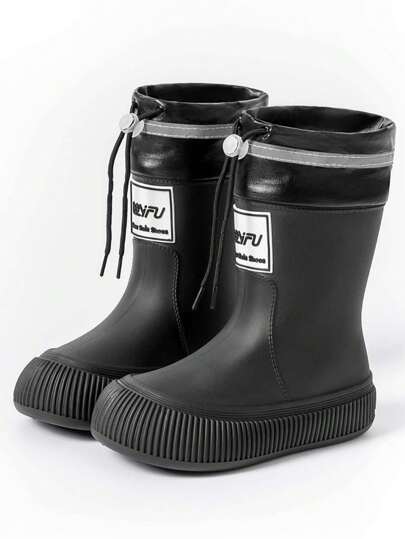 2022 Upgraded Durable Versatile Rain Boots For Kids And Adults, Waterproof, Anti-Slip, Thick Sole, Lightweight Slip-On Rubber Shoes
