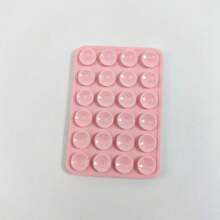 48pcs Double-Sided Silicone Suction Cup Phone Stand, Minimalist Suction Cup Sticker Non-Slip Phone Case Portable Detachable Phone Holder, Square Anti-Drop Phone Suction Cup Stand, Halloween Gift