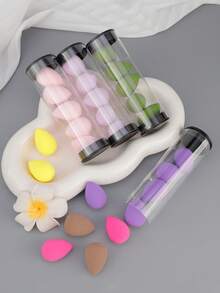 5 Mini Beauty Sponge Packs - Small Size Mini Makeup Sponges, Makeup Sponge Tools, Portable Spot Concealer For Eyes,Giveaways,Travel,Cheap Stuff,Travel Essential - Multicolor - View 2