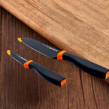 Cuchillo de chef con mango en P de 8 pulgadas - Negro - Ver 5