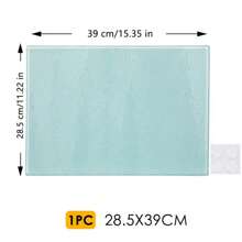 7,87 x 11,02 Zoll großes Glasschneidebrett, Sublimationsrohling, kratzfest, hitzebeständig, strukturiertes Muster, personalisierbares Geschenk, geeignet für die Zubereitung von Speisen – ideal für Weihnachten, Halloween, Ostern, Thanksgiving, Muttertag