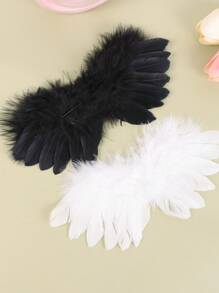 1 bucată mini aripi de pene păpușă păpușă pene bretele scurt top cosplay petrecere animal de companie păpușă rochie recuzită pentru Labubu Halloween