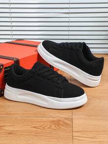 男士经典黑色透气商务休闲通勤步行鞋，百搭正装鞋，适合节日、聚会、送礼 - 黑色 - 查看 3