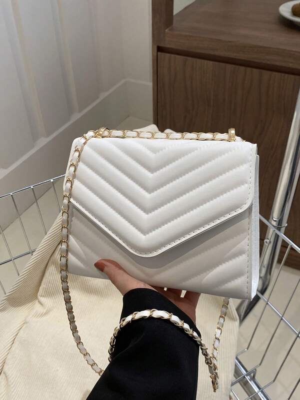 Bolso de cadena mini versátil y resistente a las arrugas de moda