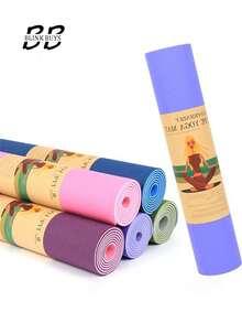 Colchoneta de yoga EVA engrosada de 173 * 61 * 0,8 cm, colchoneta de yoga específica para mujeres, esterilla antideslizante para ejercicio, fitness, saltar la cuerda, aislamiento acústico y amortiguación de golpes, esterilla para uso en el hogar, colchoneta para práctica de danza. 9El color es solo para referencia, el color enviado después de la compra será aleatorio. Por favor, tenga en cuenta esto antes de comprar.) - Verde - Ver 6